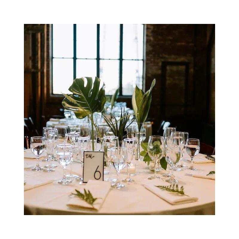 Acrylic Wedding Reception Table Numbers With Stands Birthday Decor Ann ...