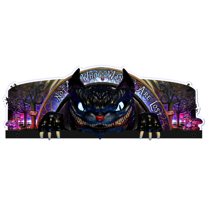 Alice's Adventures Pinball Topper 3D Acrylic LED Topper, For Pinball Machine, Pinball Topper