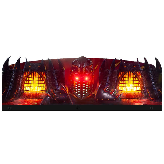 Décoration de chevalier noir 3D en acrylique à LED, pour flipper Stern