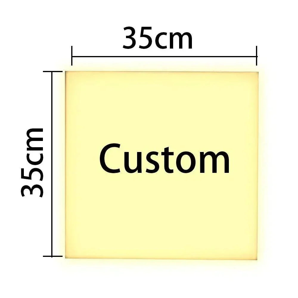 Enseigne lumineuse personnalisée pour magasin d'entreprise, lampe murale intérieure et extérieure, signalisation personnalisée avec Logo, éclairage publicitaire