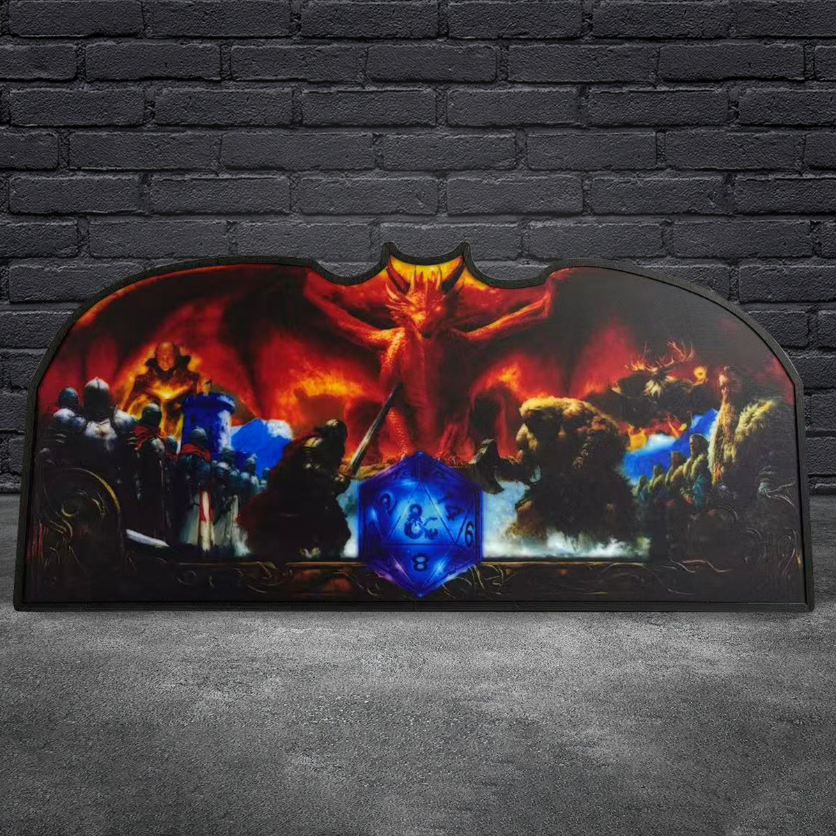 Dungeons and Dragons Pinball Topper, 3D Printed  LED Light Box Game Room Decor, For Stern Pinball Machine