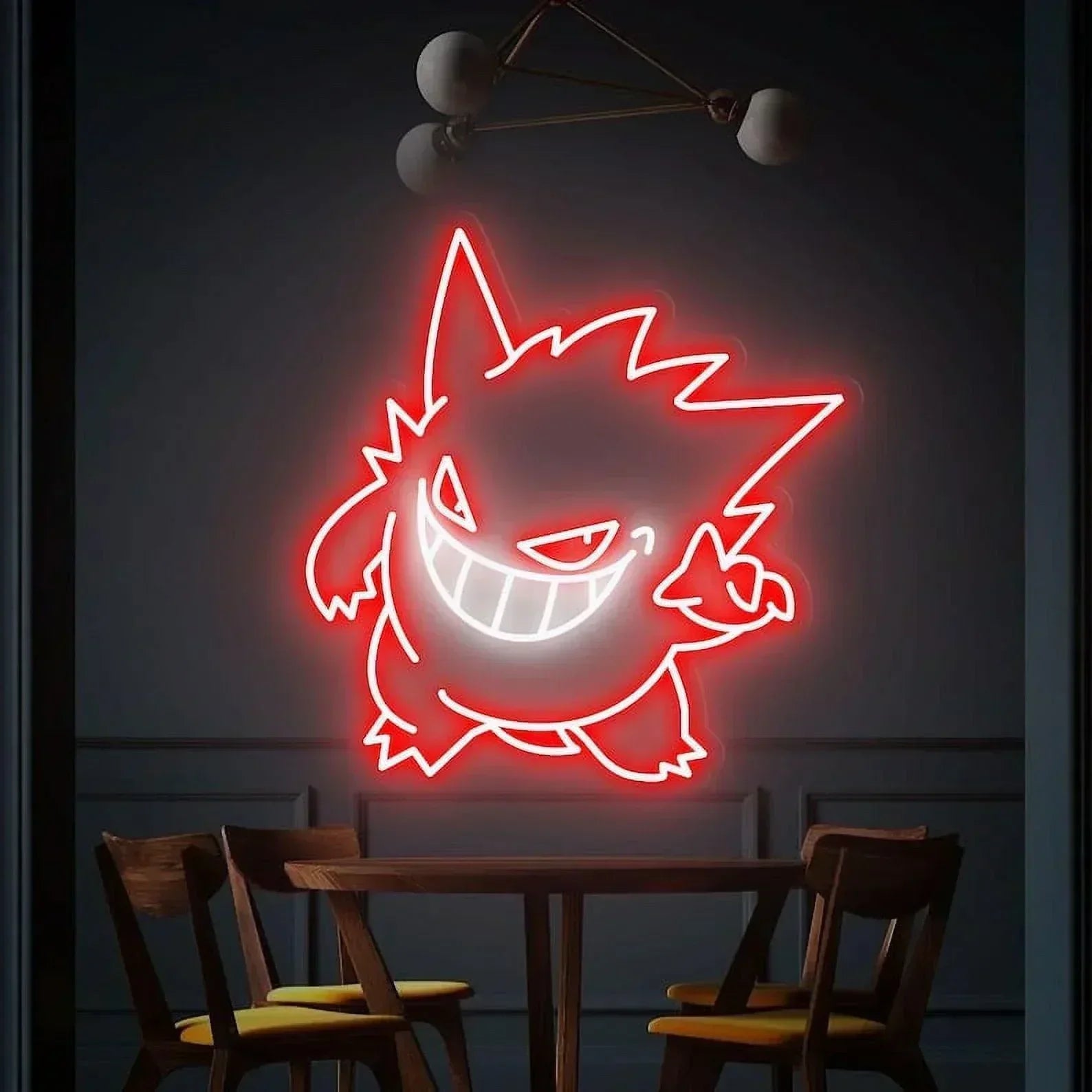 Pokemon Gengar Neon Sign for Gaming Room Decoration – FYLZGO