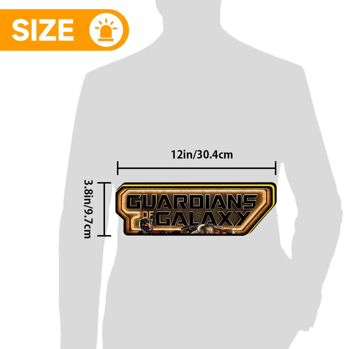 Guardians of the Galaxy Logo-Flipperautomaten-Aufsatz mit LED-Leuchtkasten, USB-Stecker und Dimmer, Dekoration für Spielhallen und Flipperautomaten, ideal für Spielzimmer oder Flipperautomaten 