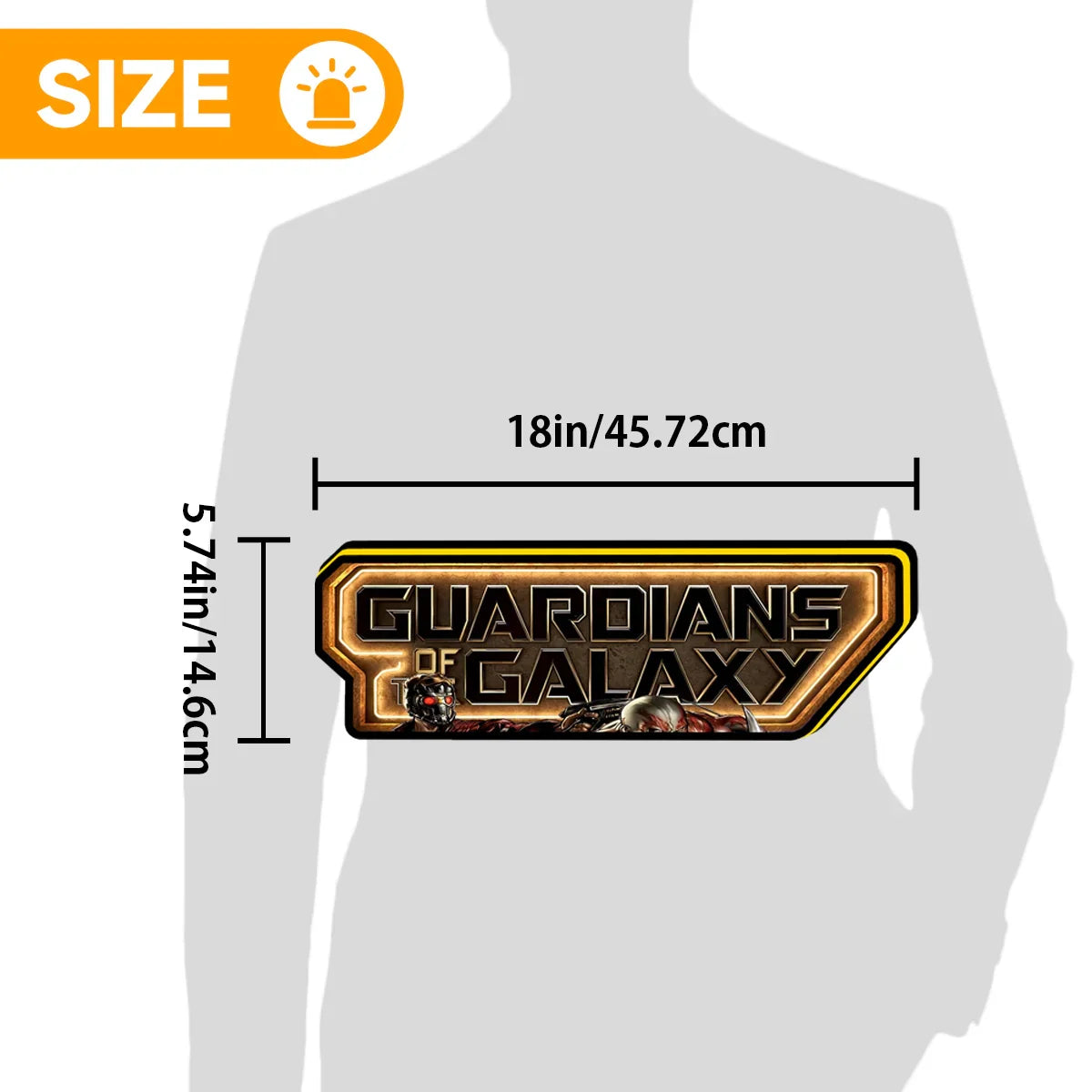 Guardians of the Galaxy Logo Pinball Topper Led Lightbox, USB plug Dimmer, Pinball Arcade Decor, Perfect for Game Room or Pinball Machine