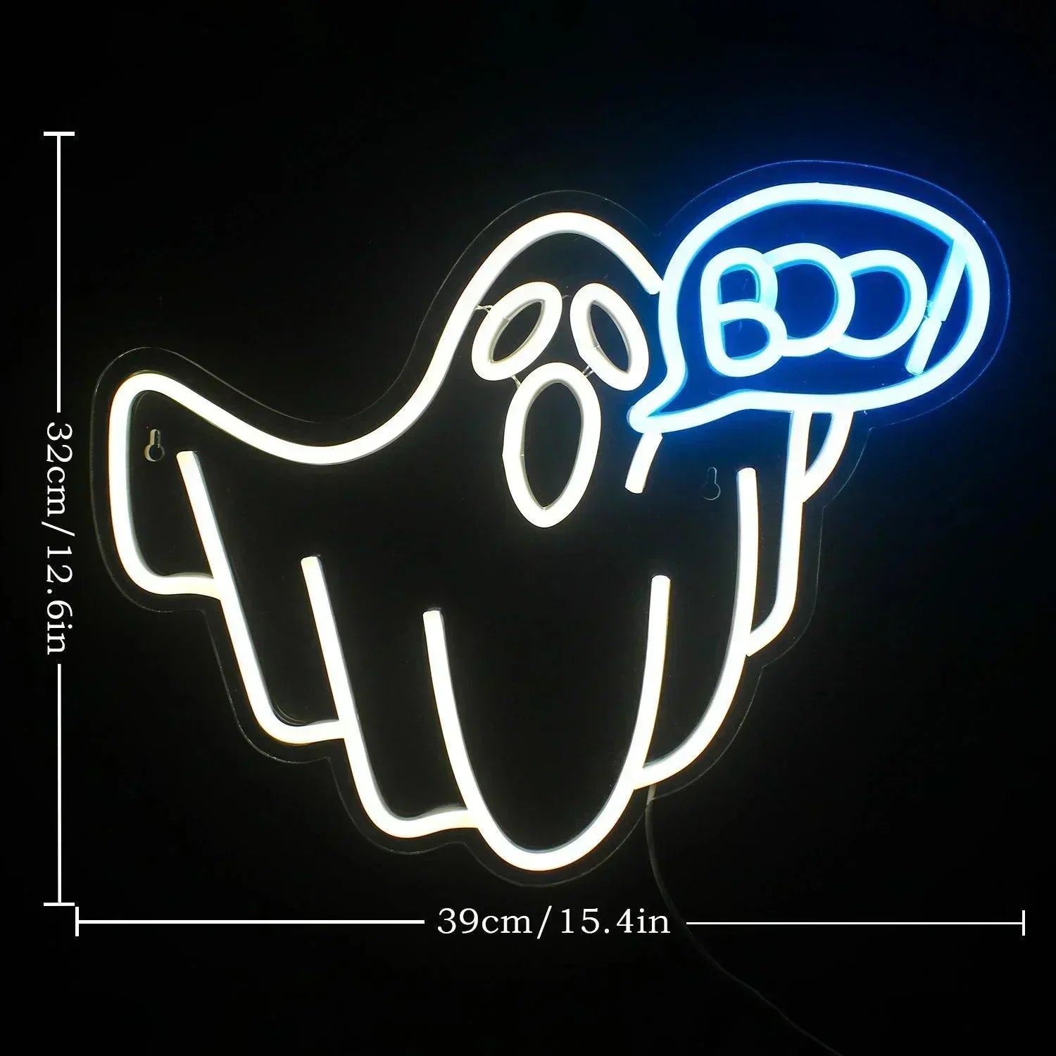 Halloween-Neonreklame, Halloween-Partydekorationen, ausgefallene Neonreklame, Halloween-LED-Licht, gruselige Wanddekoration 
