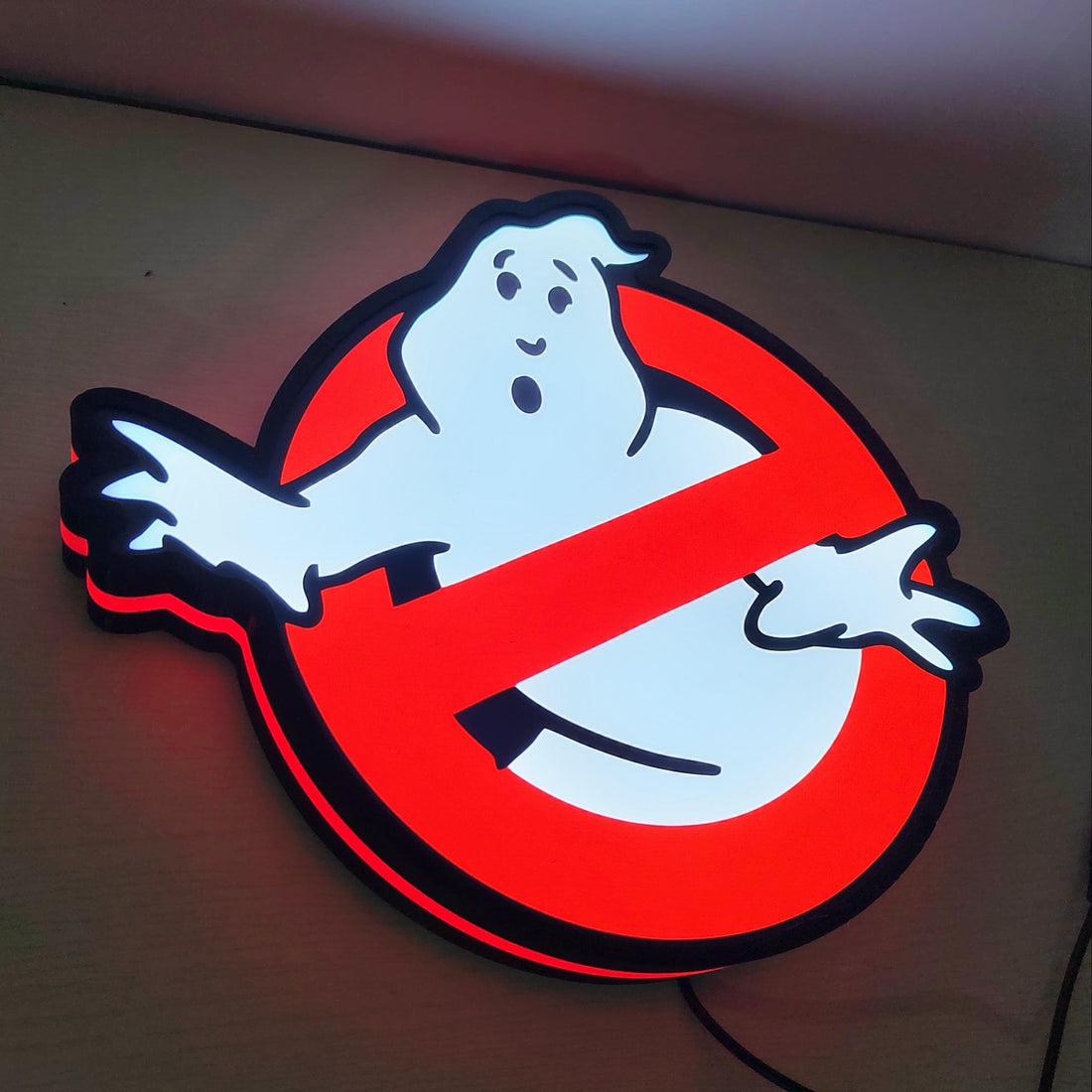 Ghostbusters Logo Light Box USB Powered with Dimming Control Perfect D ...