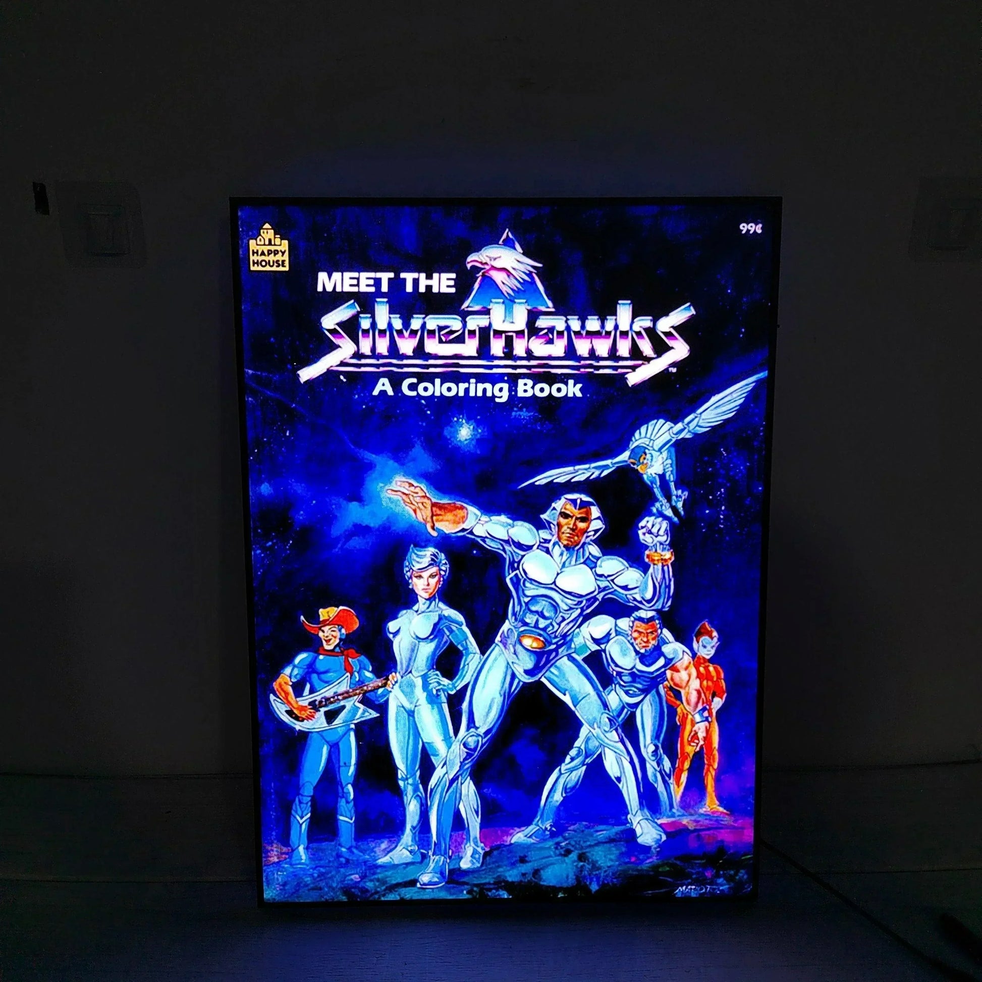 Boîte lumineuse LED pour affiche Retour vers le futur (BTTF), entièrement variable et alimentée par USB