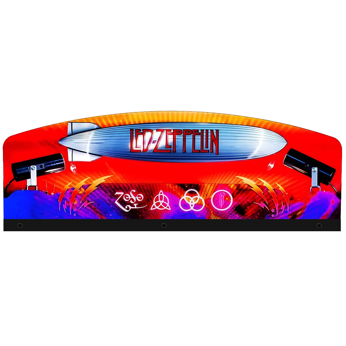 Led Zeppelin Pinball Acrylic LED Topper, for Pinball Machine, Pinball ...