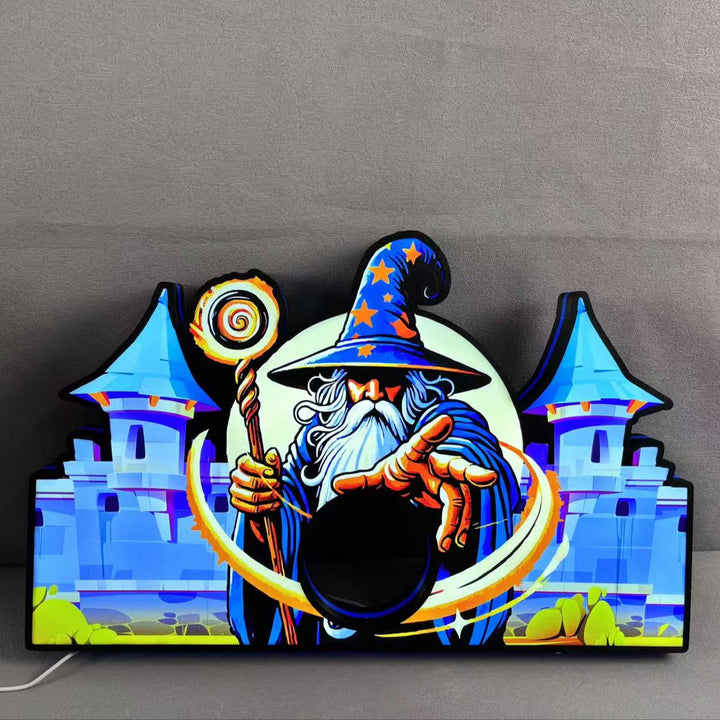 Medieval Madness Wizards Led lightbox for Pinball Machine, 3D Printed Lightbox USB Powered & Full Dimmable