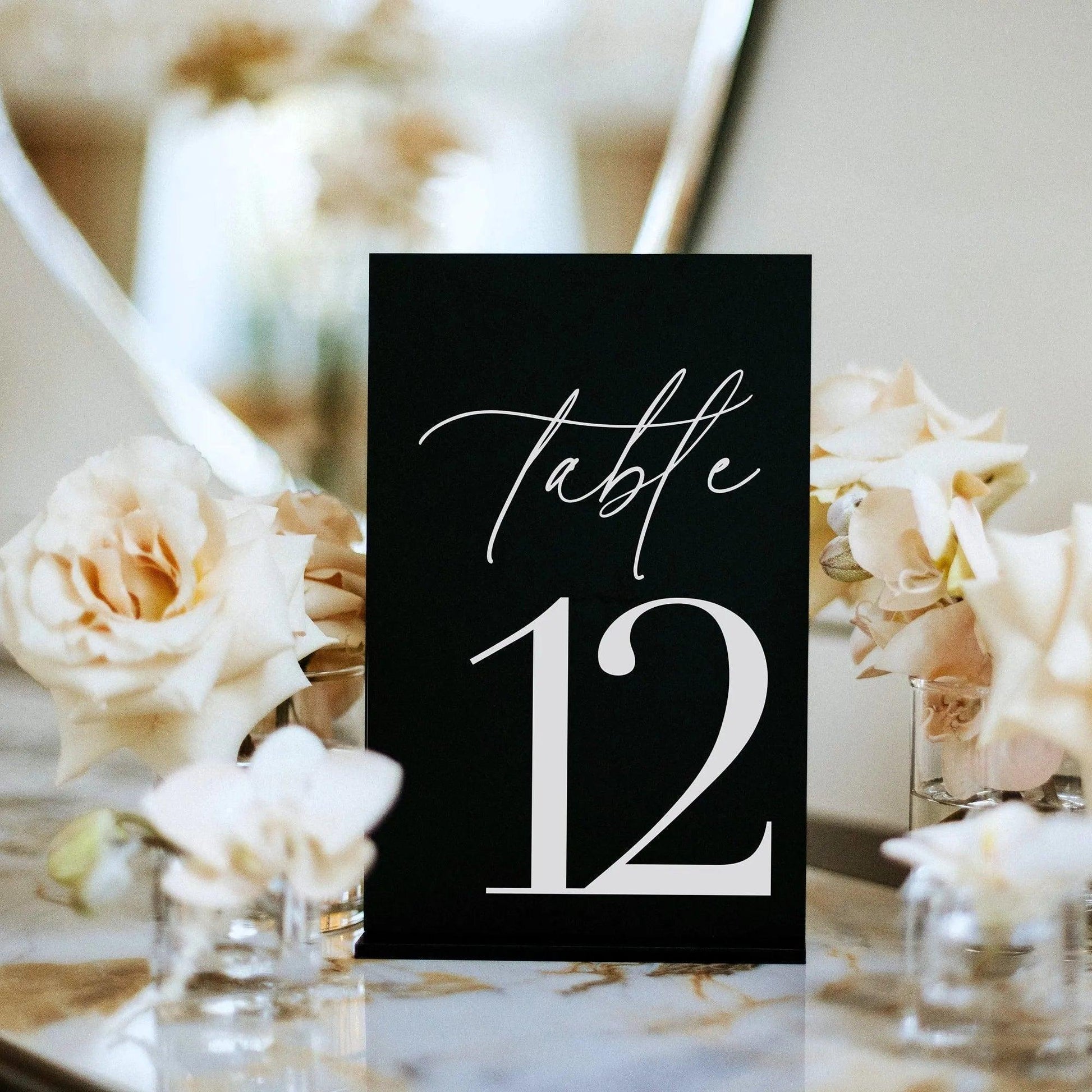 Numéros de Table de mariage en argent miroir avec support, décor de Table de mariage en acrylique de luxe, signalisation de mariage, support de numéros de Table