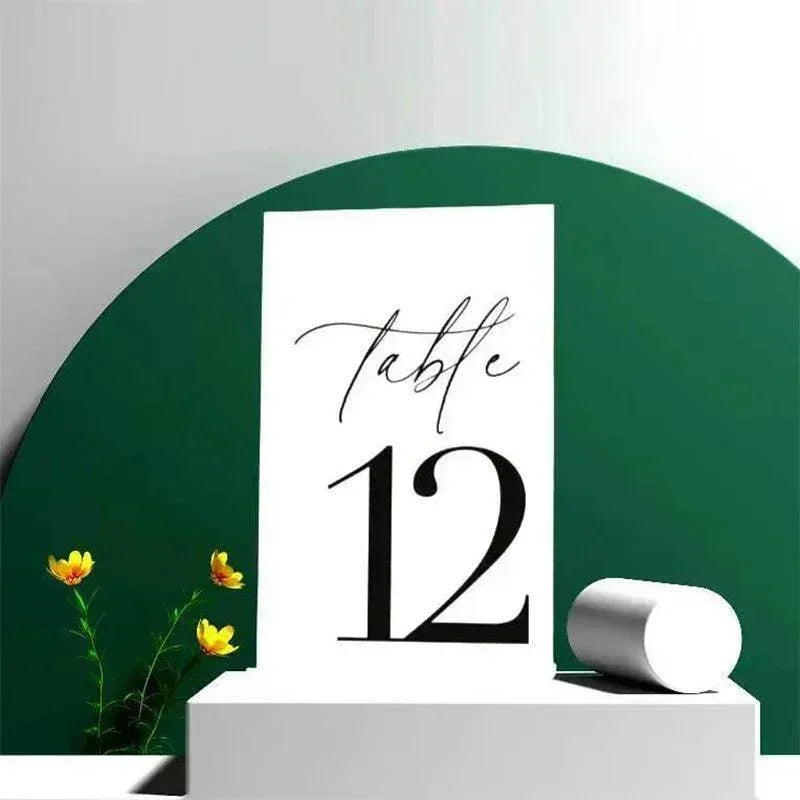Numéros de Table de mariage en argent miroir avec support, décor de Table de mariage en acrylique de luxe, signalisation de mariage, support de numéros de Table