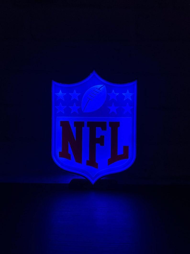 Nfl Light Box NFL Led LightBox Sign Lamp Football Room Decoration – FYLZGO