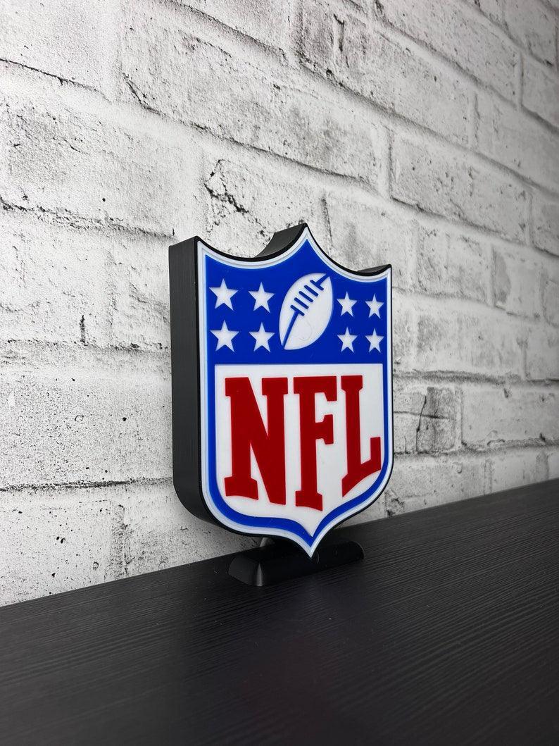 Nfl Light Box NFL Led LightBox Sign Lamp Football Room Decoration – FYLZGO