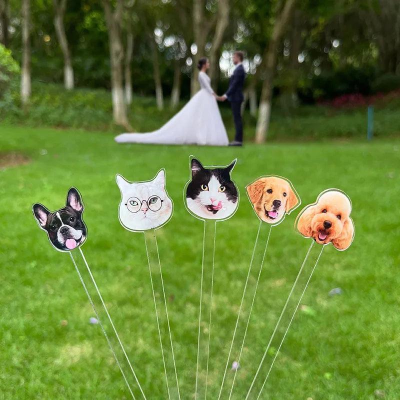 Personalized Wedding Drink Stirrers Print YOUR Dog Cat Dog Drink Stirrer for Wedding