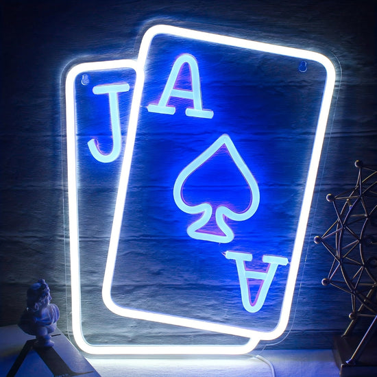 Skeleton Ghost Neon Sign Light 11.8"x11.8" LED Neon Light with On/Off Switch Gaming Neon Sign for Game Room Man Cave Birthday Halloween Decor Christmas Gift