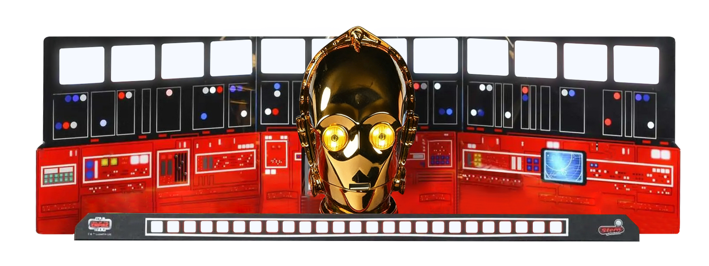 Star Wars Fall of The Empire Topper 3D Acrylic LED RGB Topper, for Stern Pinball Machine, Pinball Topper