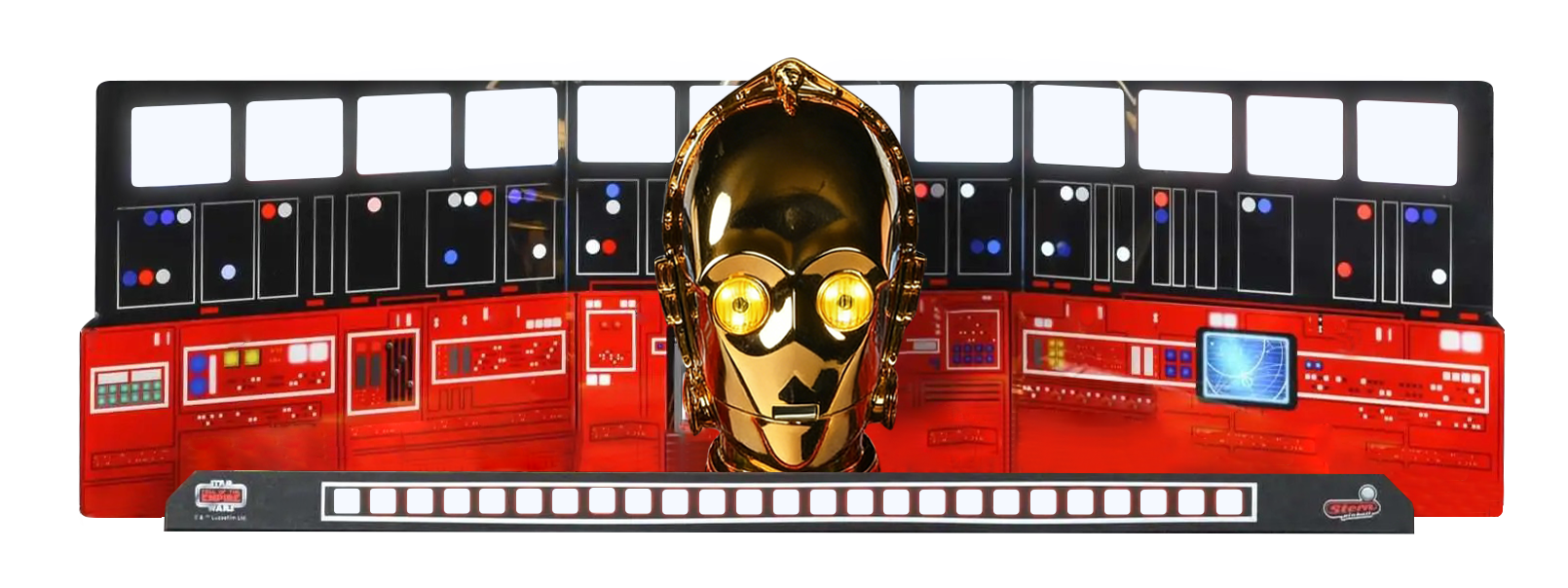 Star Wars Fall of The Empire Topper 3D Acrylic LED RGB Topper, for Stern Pinball Machine, Pinball Topper