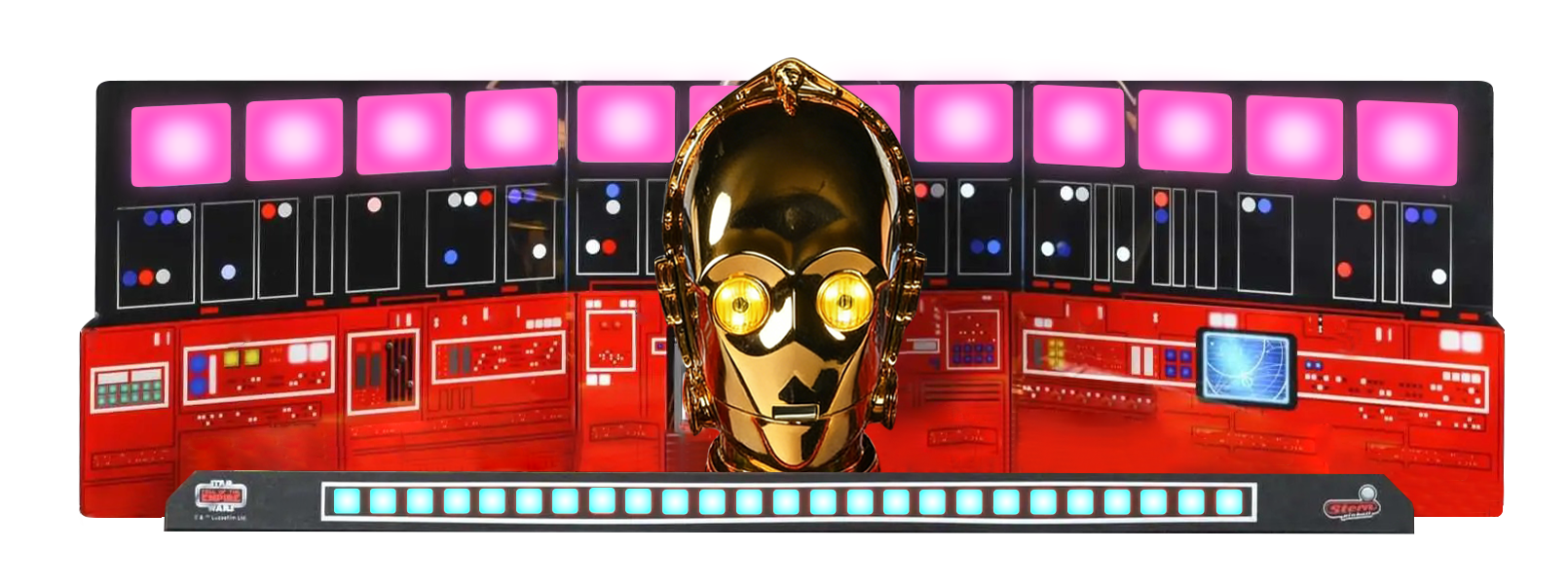 Star Wars Fall of The Empire Topper 3D Acrylic LED RGB Topper, for Stern Pinball Machine, Pinball Topper