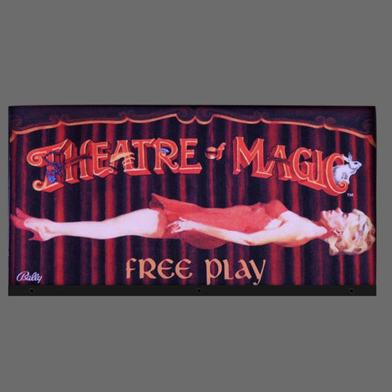 Theatre of Magic pinball topper 3D Acrylic LED Topper, Williams Pinball Topper, for Pinball Machine, Pinball Topper