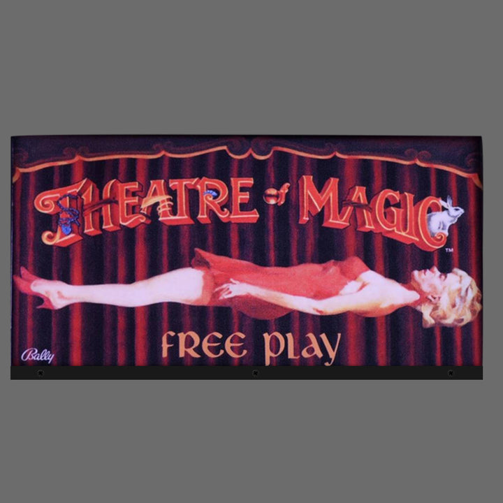 Theatre of Magic pinball topper 3D Acrylic LED Topper, Williams Pinball Topper, for Pinball Machine, Pinball Topper