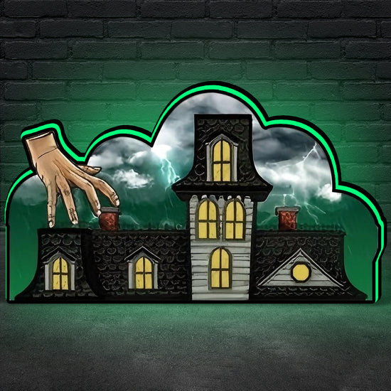 Adams Family Pinball Topper 3D Printed Lightbox for Stern Pinball Machine, Pinball Topper