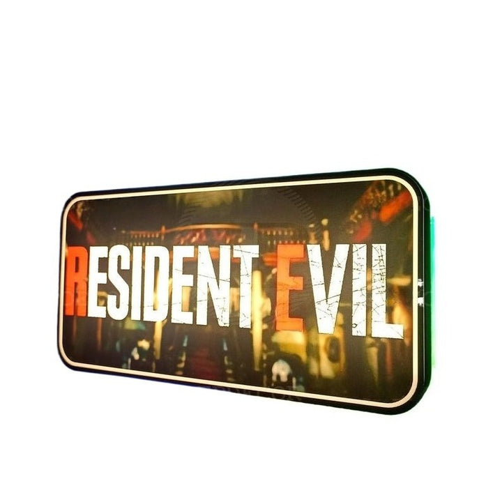 LED Lamp for Decoration | Lightbox Streamer | RGB Configuration | Custom pieces for streaming | Resident evil