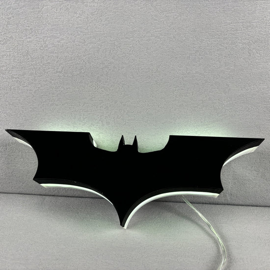 Batman Logo LED Lightbox Fully Dimmable & USB Powered