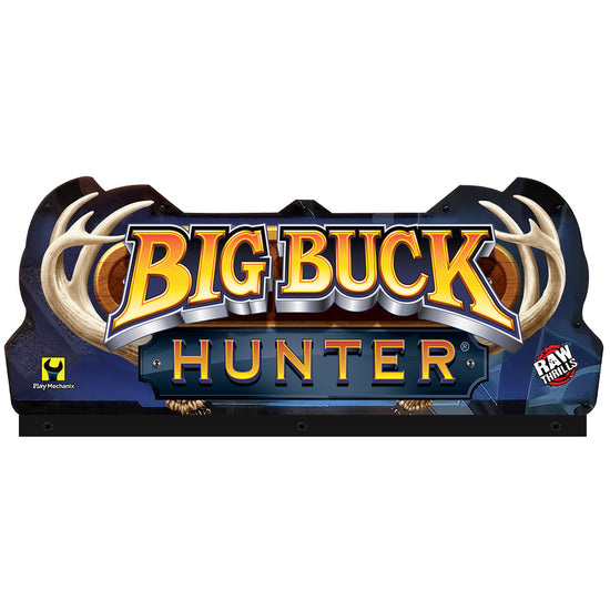 Décoration 3D en acrylique LED Big Buck Hunter, pour reproduction artistique d'arcade, flipper, décoration de flipper