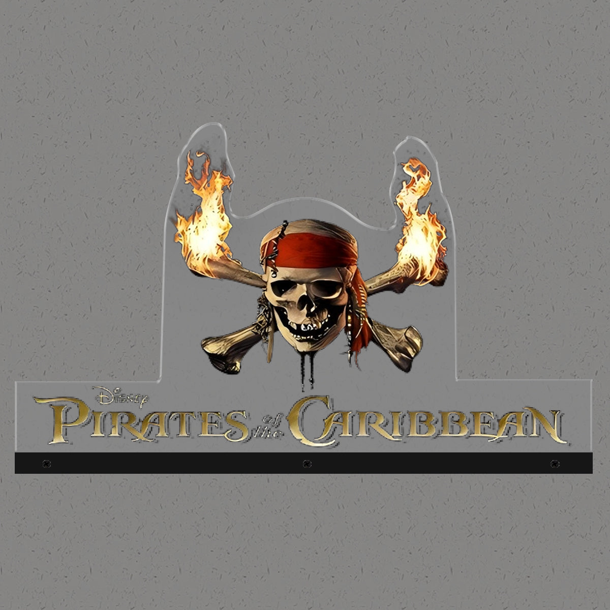 Décoration de flipper Pirates des Caraïbes en acrylique à LED RVB, pour machine de flipper Jersey Jack JJP