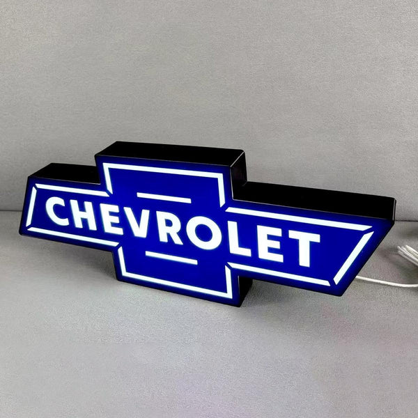 Chevrolet Auto Logo 3D Lightbox – FYLZGO Signs
