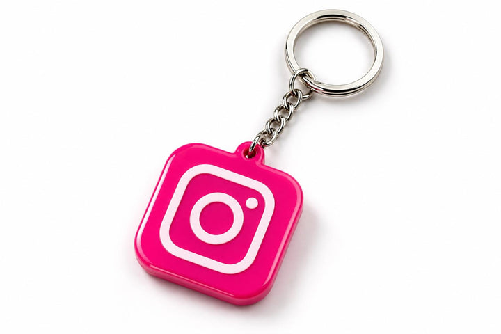 BUSINESS DECORacrylic signboardNFC Keychain | Social Media, Instagram, Facebook, TikTok, WhatsApp | PLA Material (Matte/Glossy)