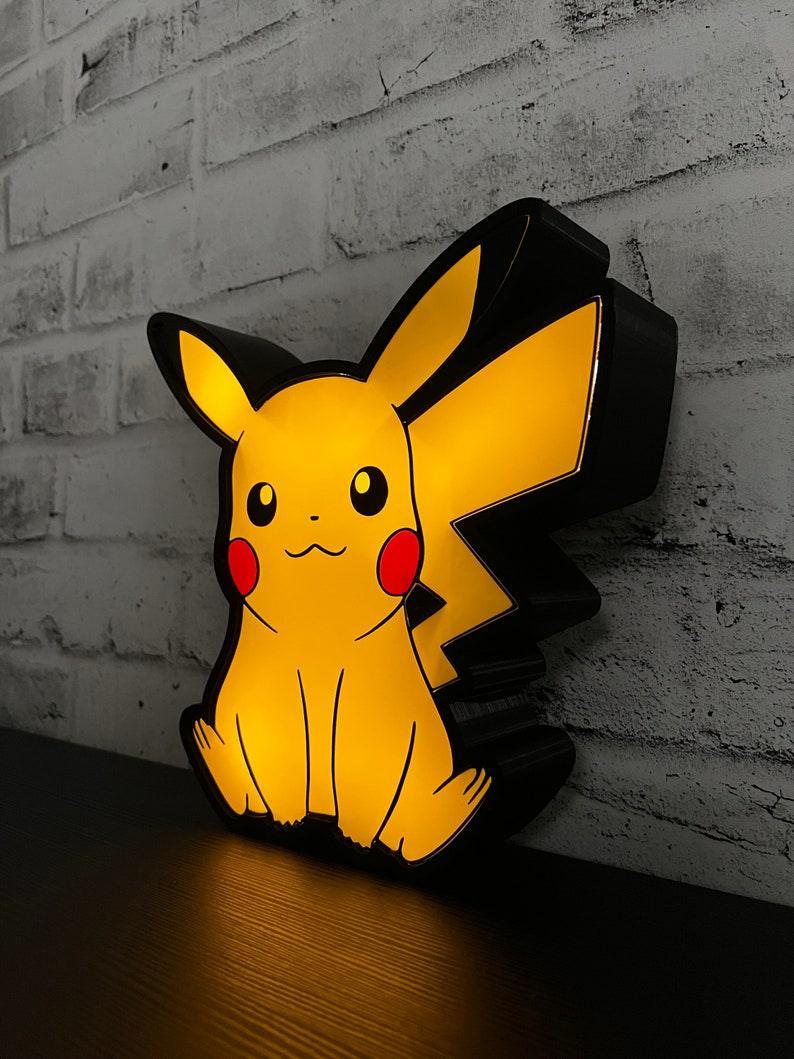 Led Rope Pikachu Pikachu Led LightBox Sign Lamp Pokémon Room Decoration – FYLZGO Signs