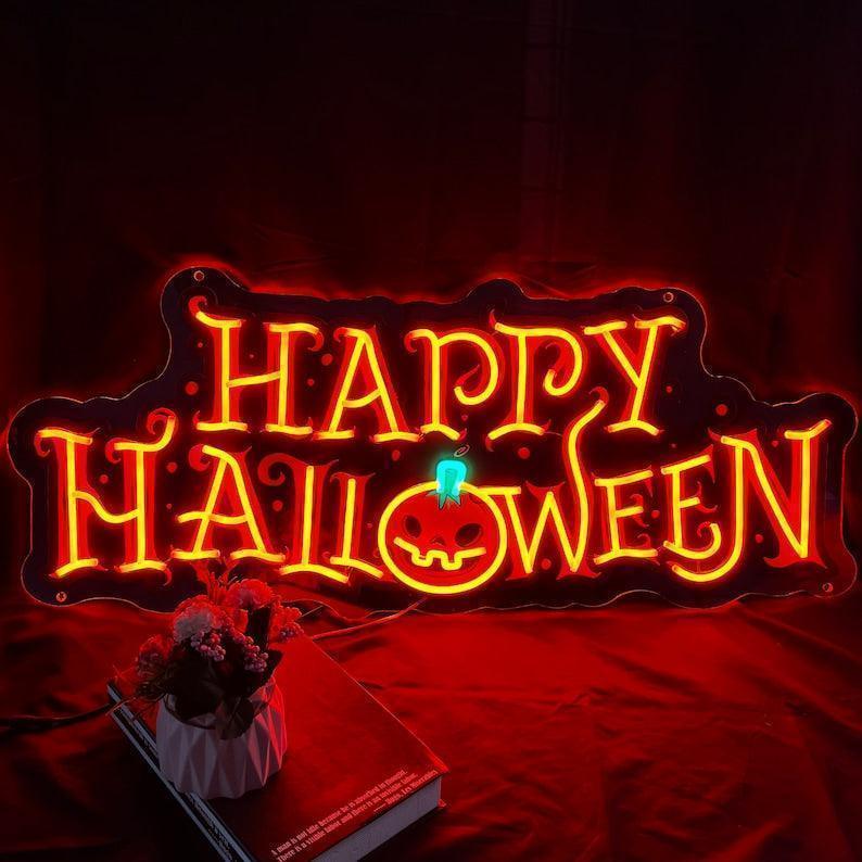 Halloween Neon Sign, BOO'D Neon Sign, Halloween Party Sign,Halloween sign, Halloween Decor, Pumpkin Neon Sign, Pumpkin Decor