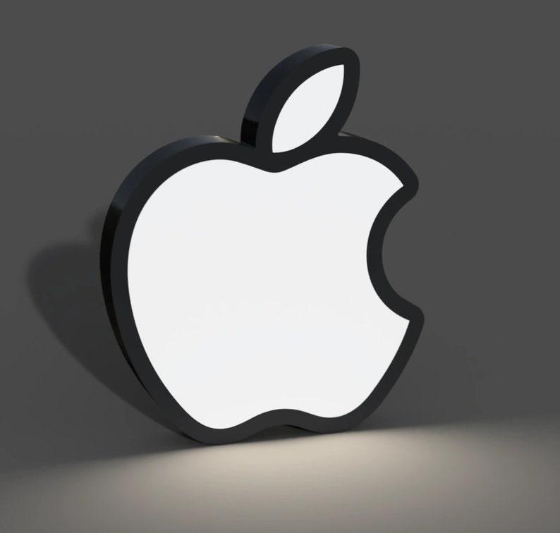 Apple Led Sign Apple Logo inspired LED LightBox Lamp / Sign – FYLZGO