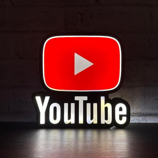 Led Youtube. Sign Youtube Led LightBox Sign Lamp Room Decoration – FYLZGO