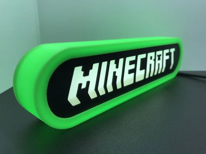 Minecraft 3d Printed Led Sign – FYLZGO Signs