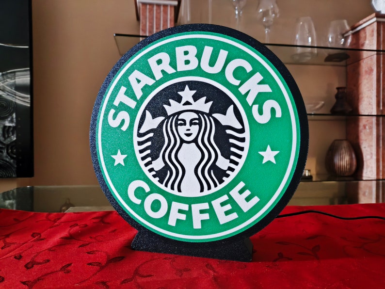 Starbucks Coffee Inspired Lightbox LED Lamp – FYLZGO Signs