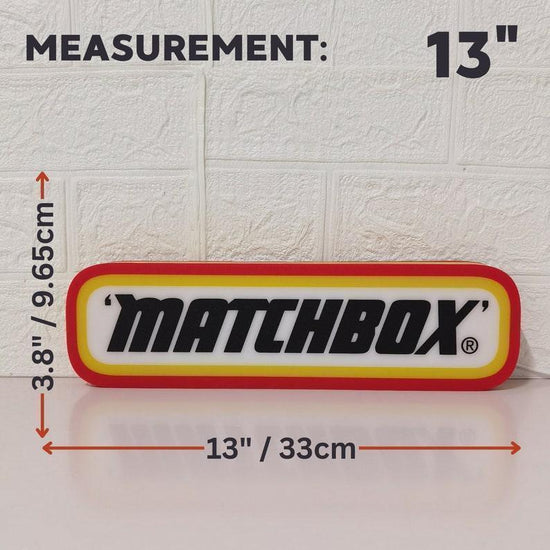 Matchbox Logo Inspired LED Lightbox | Dimmable & USB Powered | Perfec ...