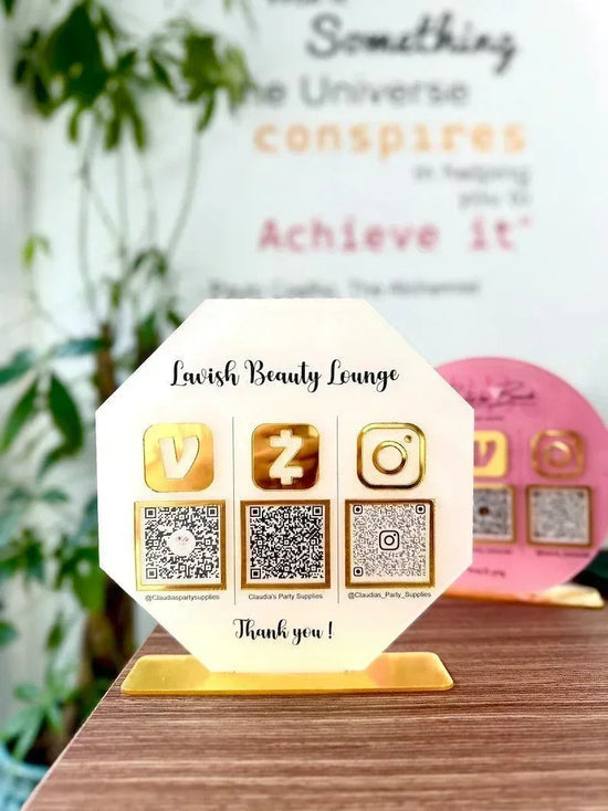 Small Code Status Sign Mini qr code sign, QR Code Sign Social Media, QR Code Display Sign ...