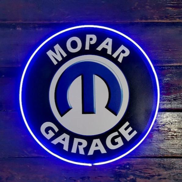 Mopar Led Rope Sign Design inspired 18
