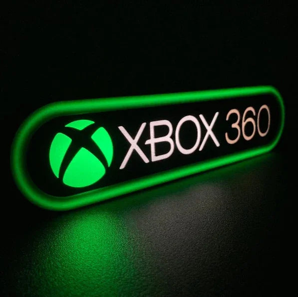 Xbox 360 3d Printed Led Sign