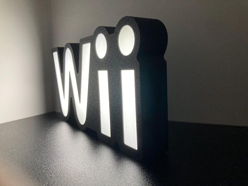 Nintendo Wii 3d Printed Led Sign – FYLZGO Signs