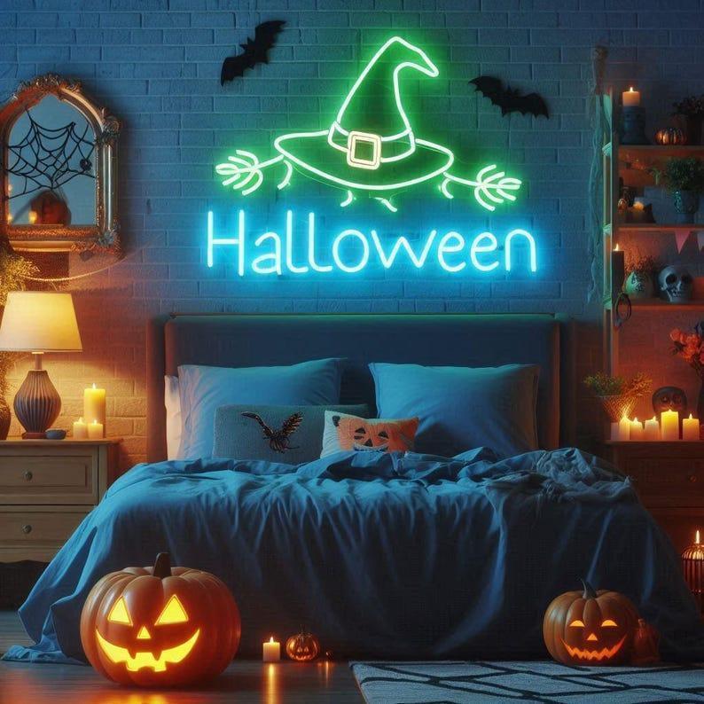 Ghost Boo Neon Sign, Boo Led Sign, Ghost Led Light, Custom Halloween Neon Sign Decoration, House Decor, Spooky Haunted Decor For Kid Gift