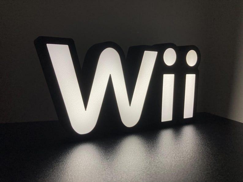Nintendo Wii 3d Printed Led Sign – FYLZGO Signs