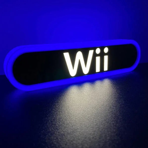 Nintendo Wii V2 3d Printed Led Sign