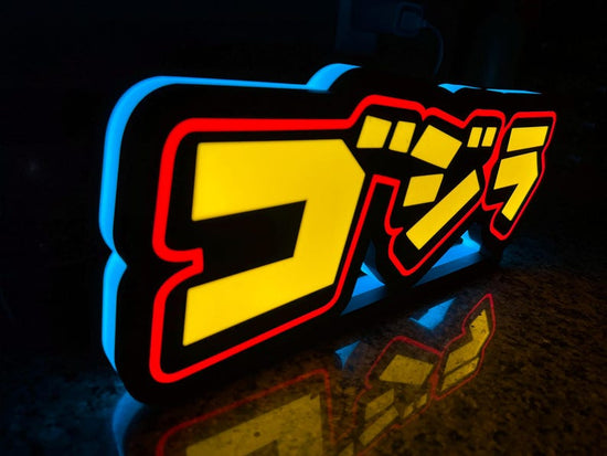 Godzilla Pinball Topper-Free Shipping - lit LED Sign | Wall Decor | pinball | Gift for Him | Mancave | Stern | Mod