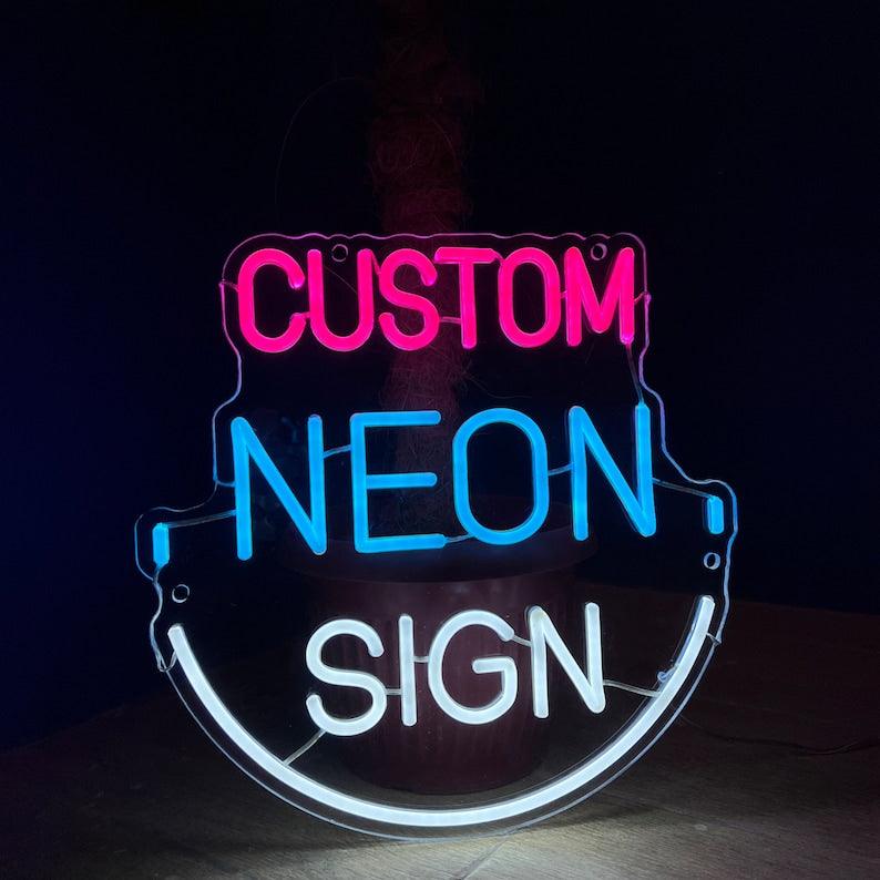 Needa Text Sign Custom Your Own Text Neon Sign – FYLZGO