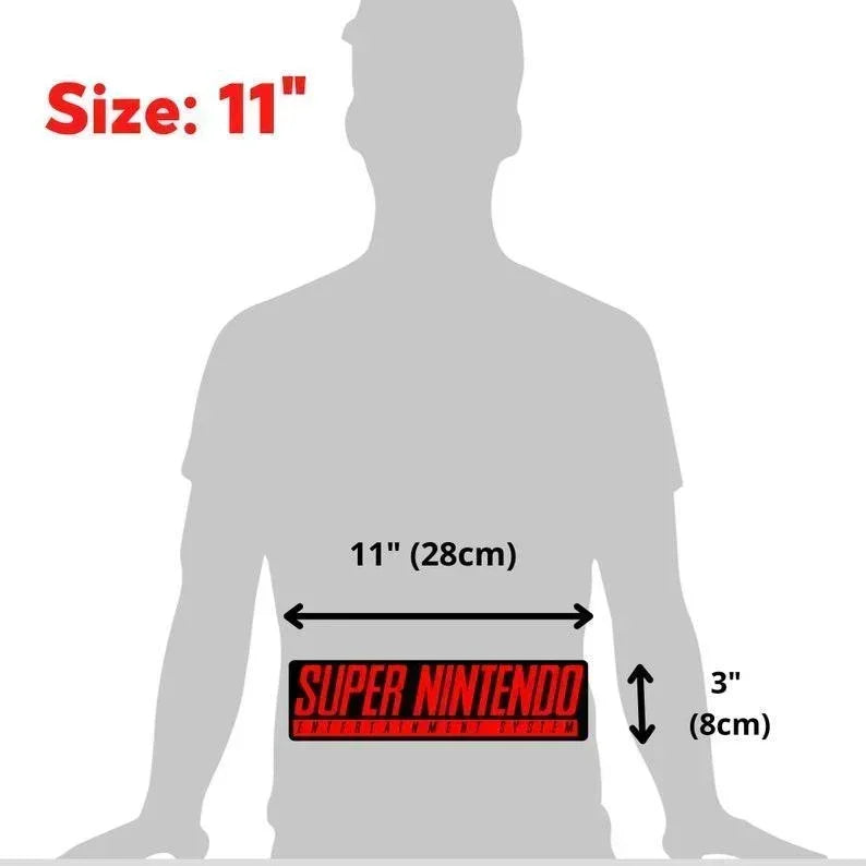 SNES Video Game Lightbox Led Light Great for Gaming Room Decor Nintendo Sign for Man Cave