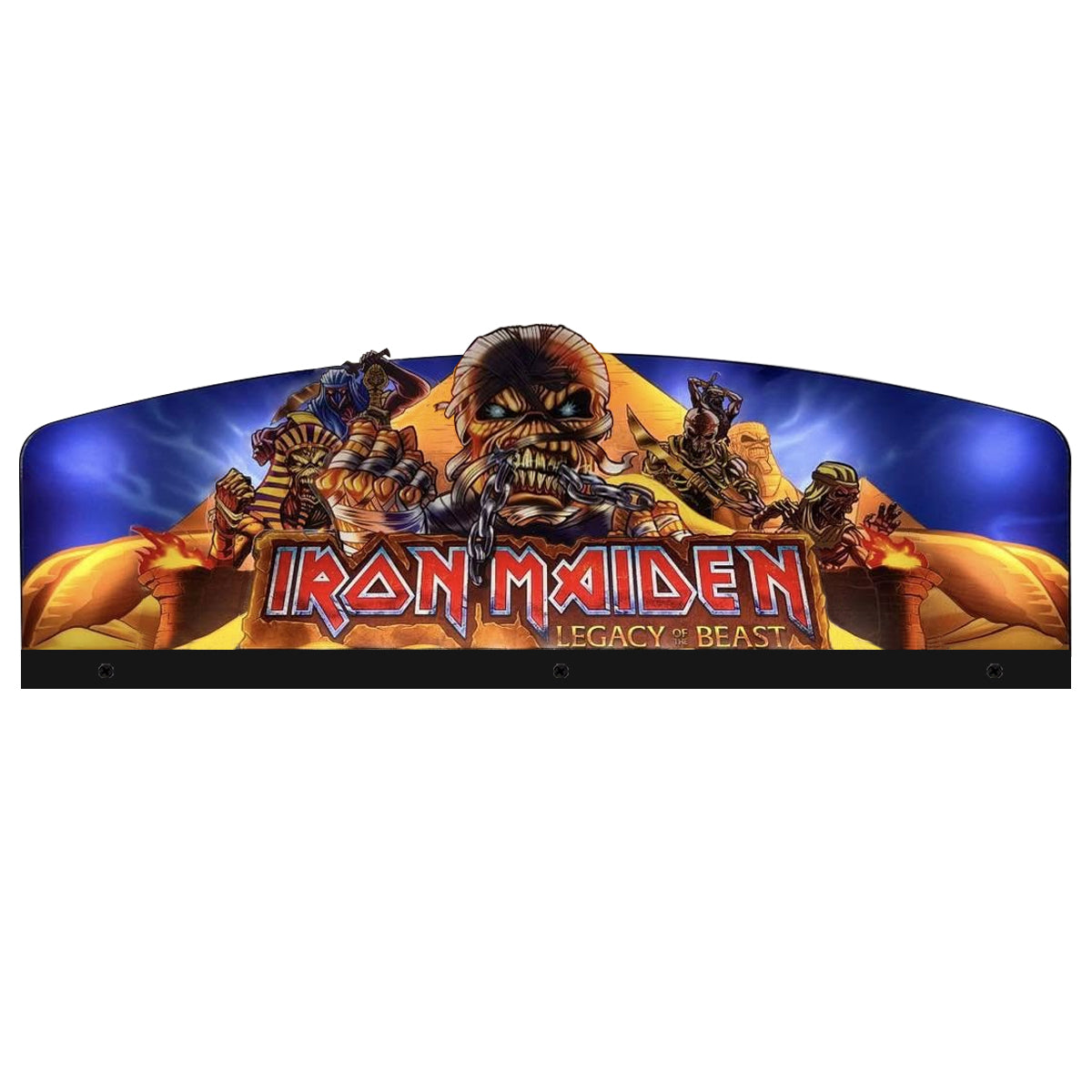 Iron Maiden Pinball Acrylic LED Topper, for Pinball Machine, Pinball Topper