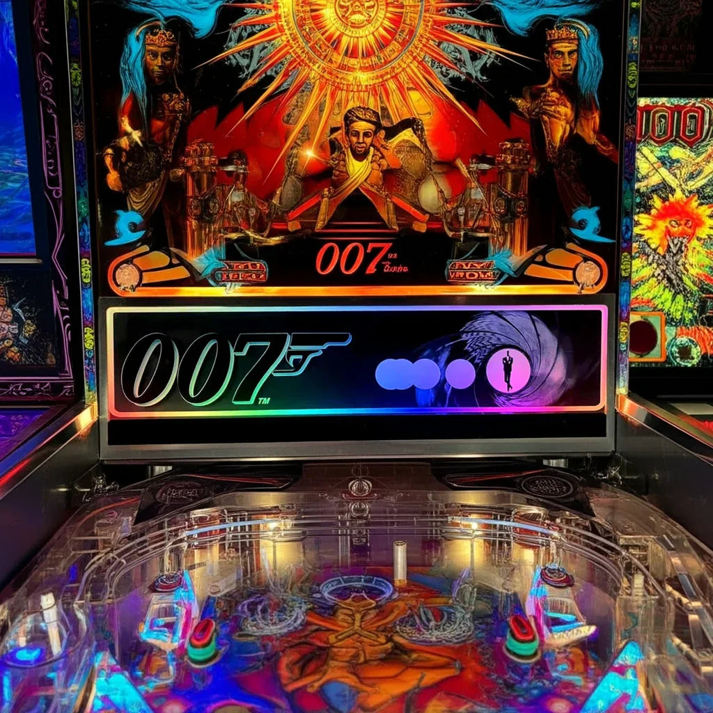 Décoration LED acrylique James Bond 007 pour flipper